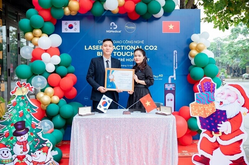 Nam Quân Medical Ký Kết Chuyển Giao Công Nghệ Laser F.Co2 Zenpro 4.0 Cho Thương Beauty Spa