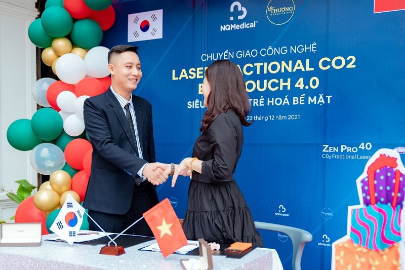 Nam Quân Medical Ký Kết Chuyển Giao Công Nghệ Laser F.Co2 Zenpro 4.0 Cho Thương Beauty Spa -6