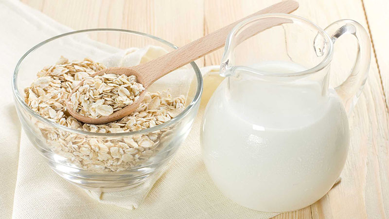 Bột yến mạch có công dụng tẩy tế bào chết và cấp ẩm cho da