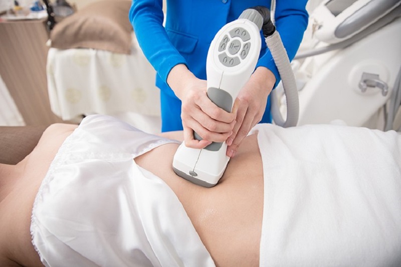 Một buổi trong liệu trình giảm béo bằng công nghệ cao tại spa