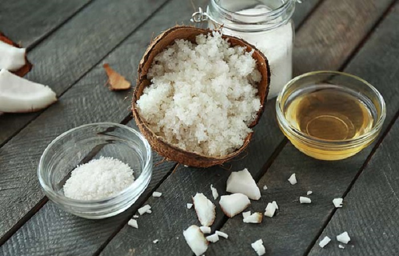 Mặt nạ chăm sóc da lão hóa bằng dầu oliu và muối biển